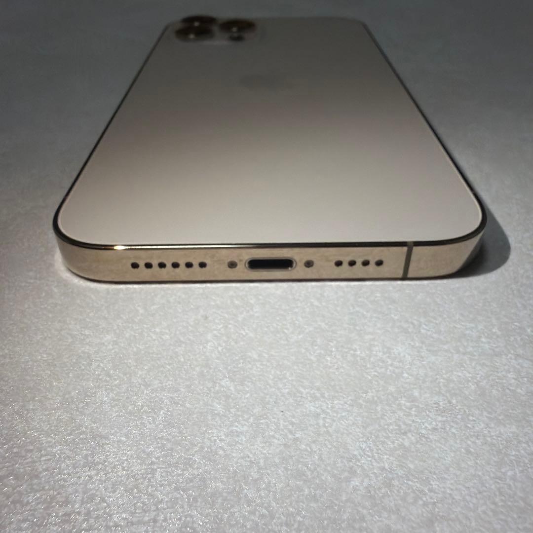 ★バッテリー87% iPhone12ProMax 256GBゴールドSimフリー