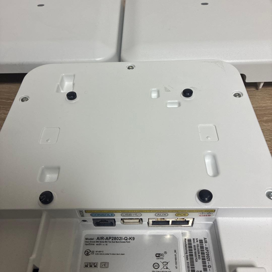 Cisco AIR-AP2802I-Q-K9（3台セット）