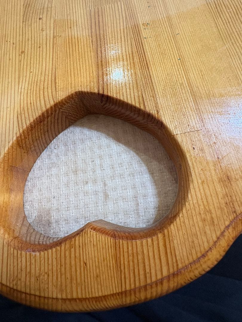 カントリー家具　ローテーブル　ハート　ロングサイズ