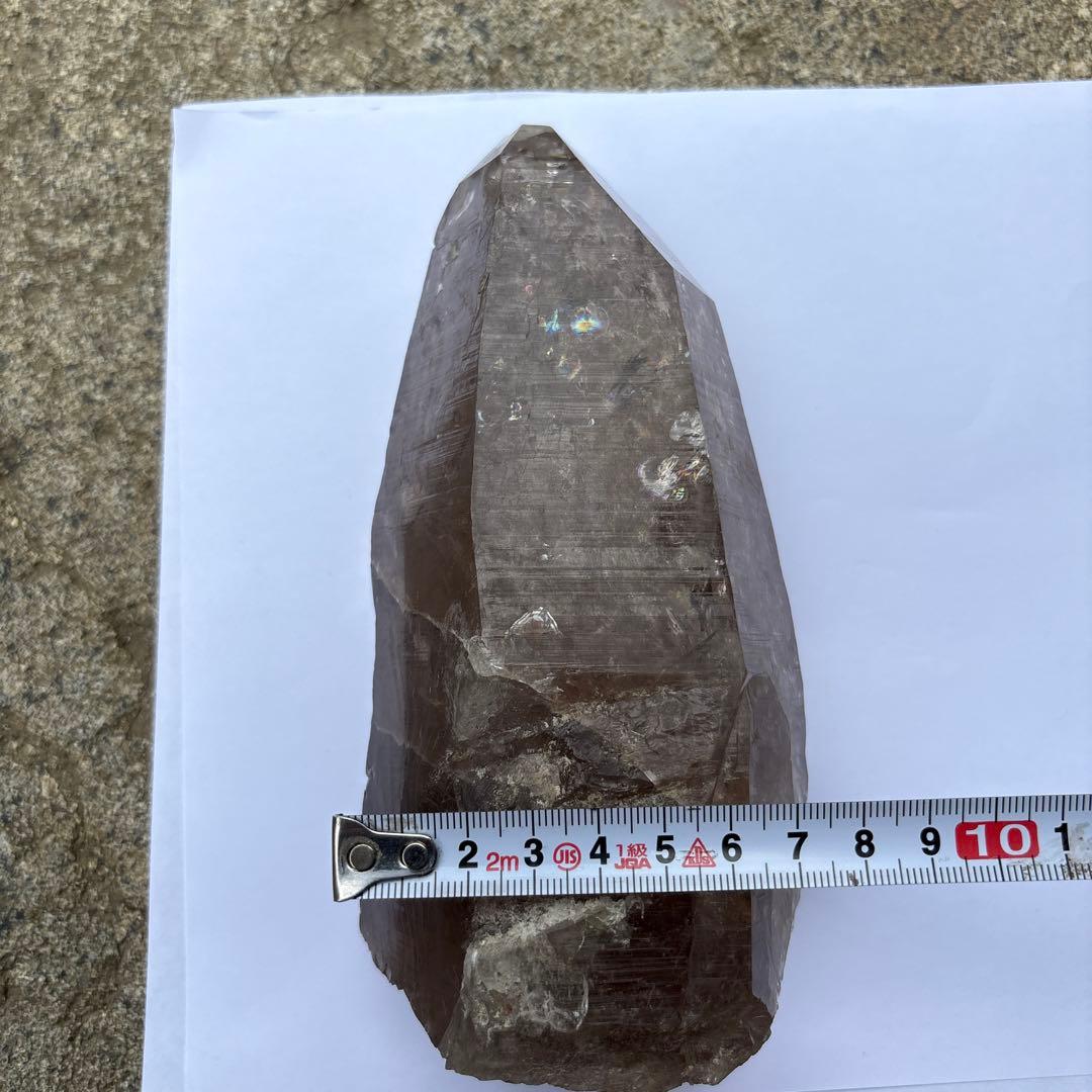 た*ん様 山梨県　甲府市黒平 煙水晶 黒平水晶　約17.5㎝ 約1227g