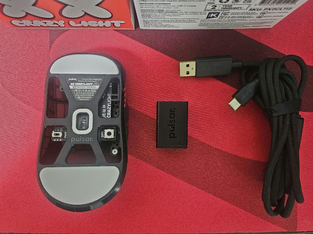 マウス・トラックボール T1 EditionX2 CrazyLight Mini