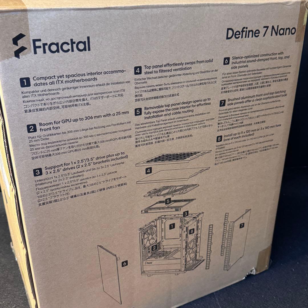 PCケース(自作PC用) Define 7 Nano Black Solid FD-C-DEF7N-01