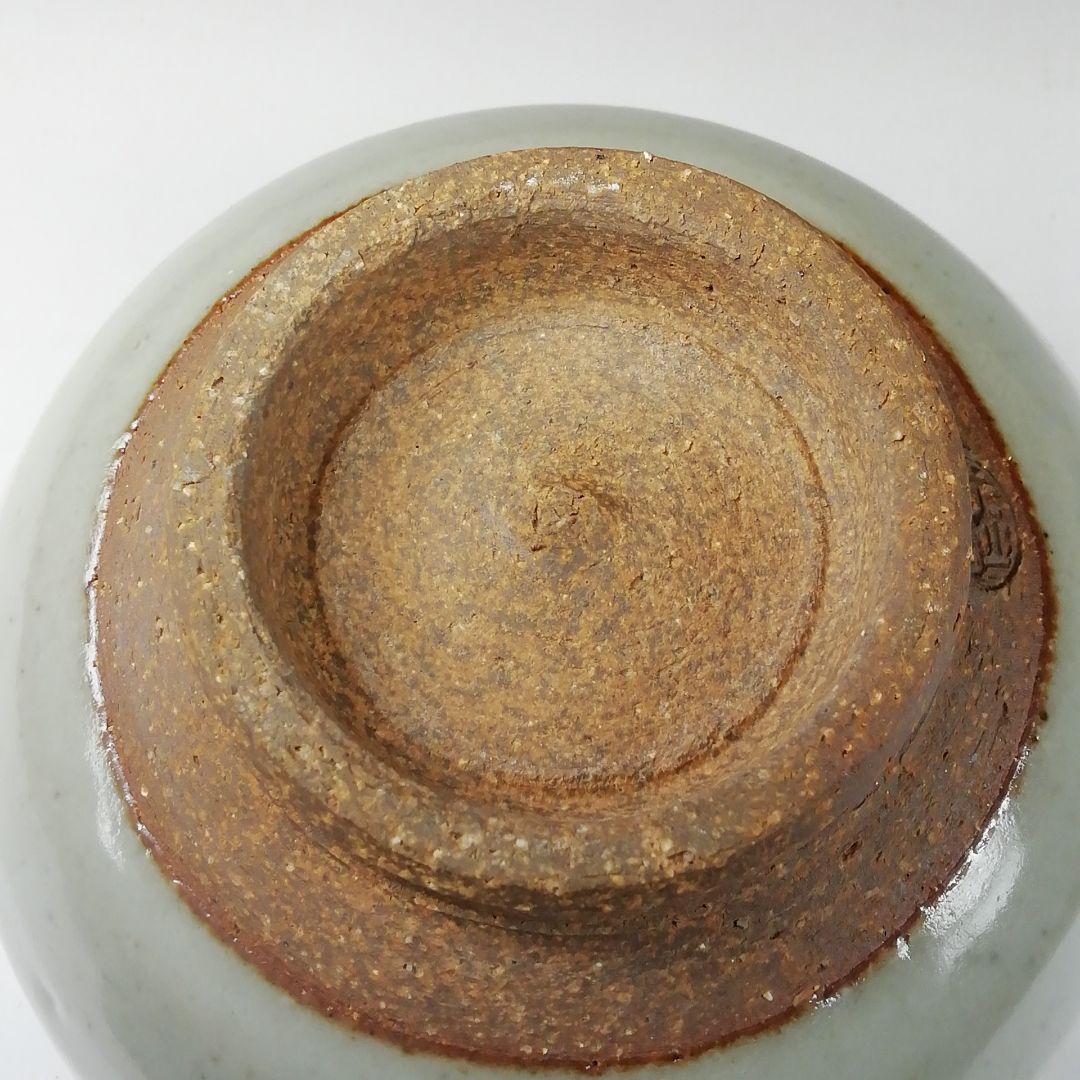 Ｔ１２０　茶碗　『呉須染付亀文』『神楽の窯　奥田康博』　共箱　抹茶碗　茶道具