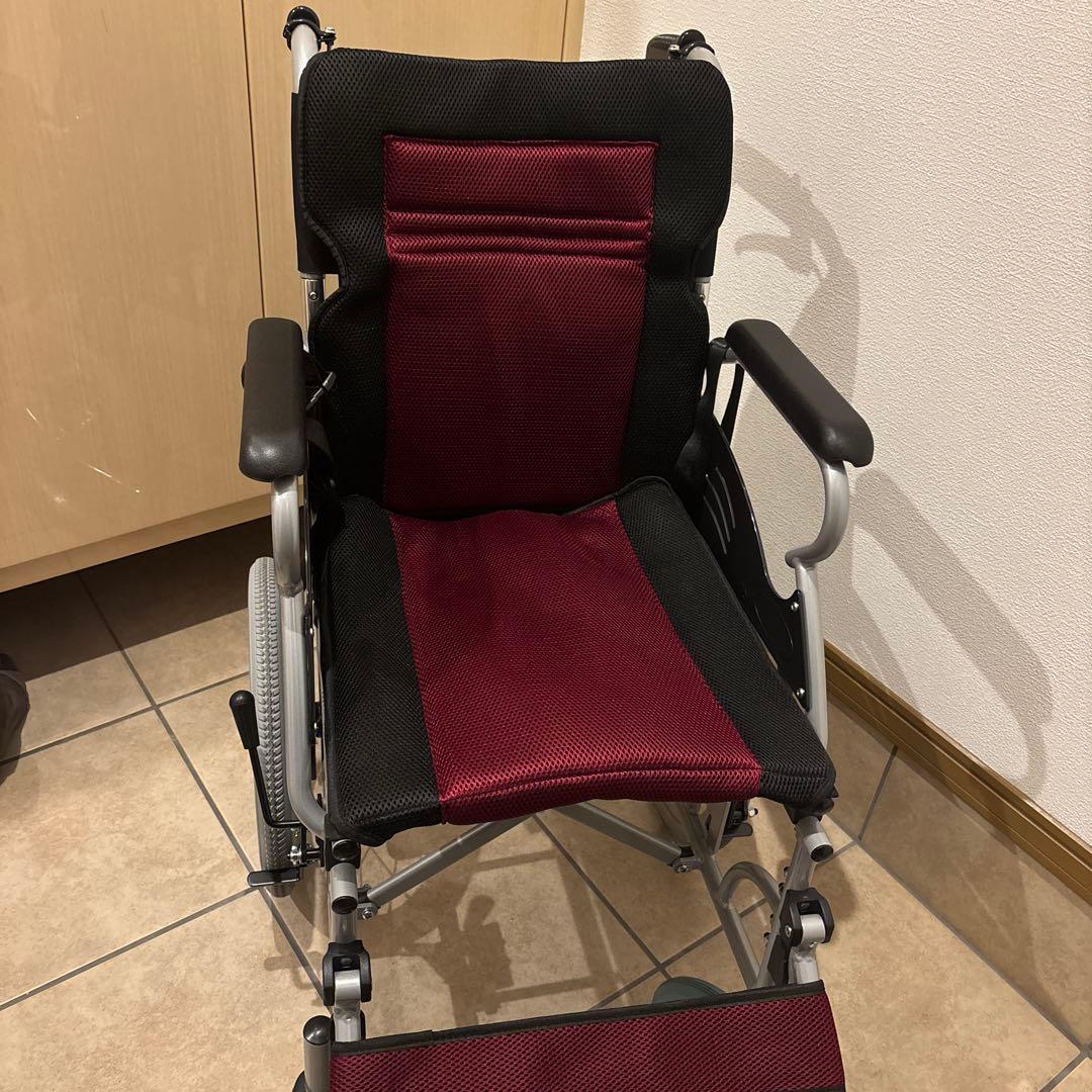 [京都宇治 引取限定] 車椅子 軽量コンパクト 折りたたみ 介助式CA-22SU