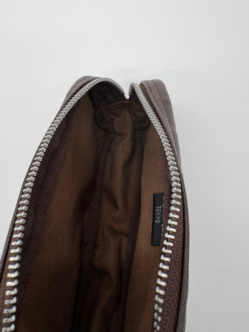PORTER レザー ペンケース 美品 ブラウン系