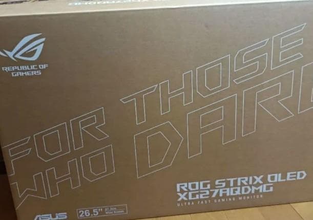 ディスプレイ・モニター本体 ASUS Strix OLED XG27AQDMG WQHD 240Hz