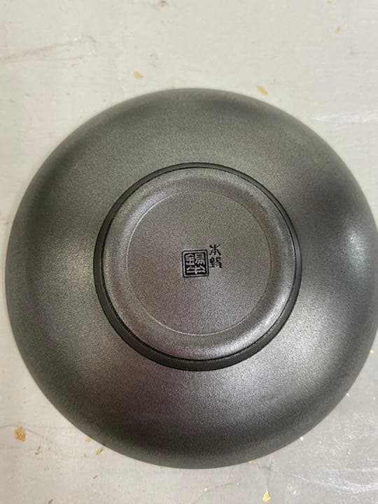 茶托　錫半製
