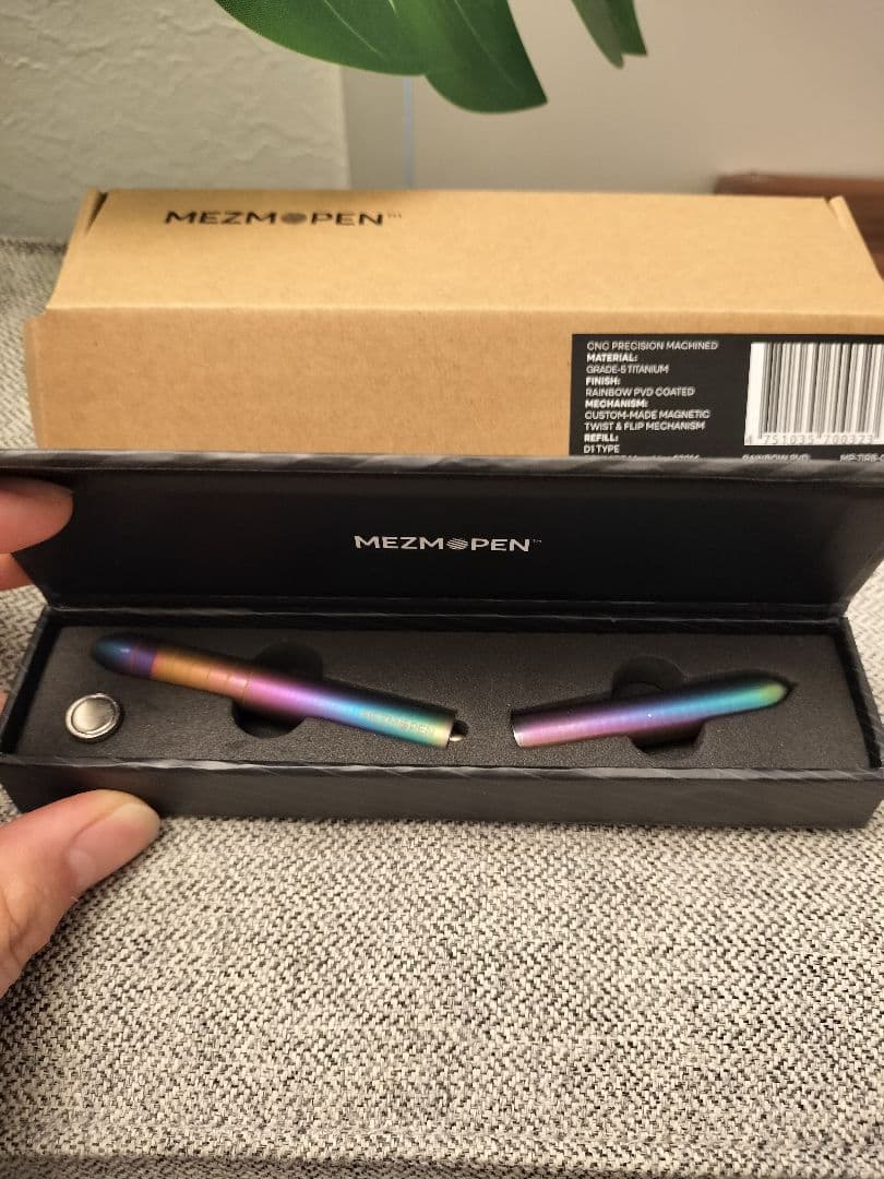 筆記具 MEZMO PEN RAINBOW TITANIUM