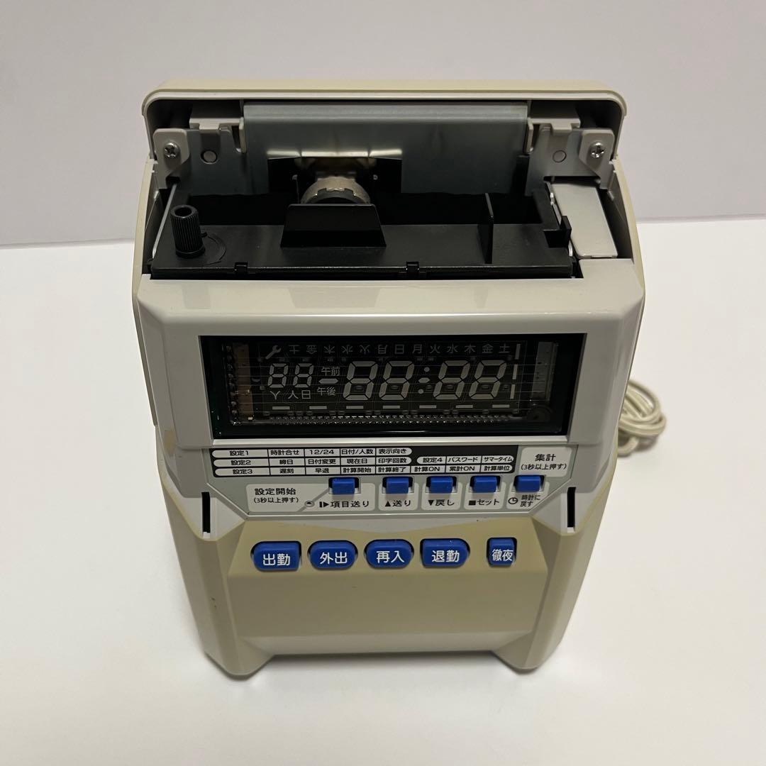 MAX ER-110SIV タイムレコーダー タイムカード打刻機
