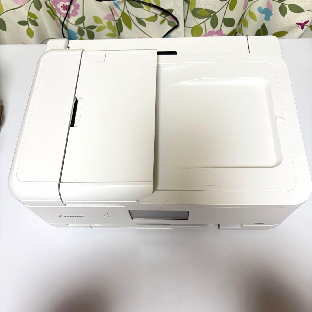 ジャンク Canon TR9530 ホワイト プリンター　キャノン複合機A3名刺