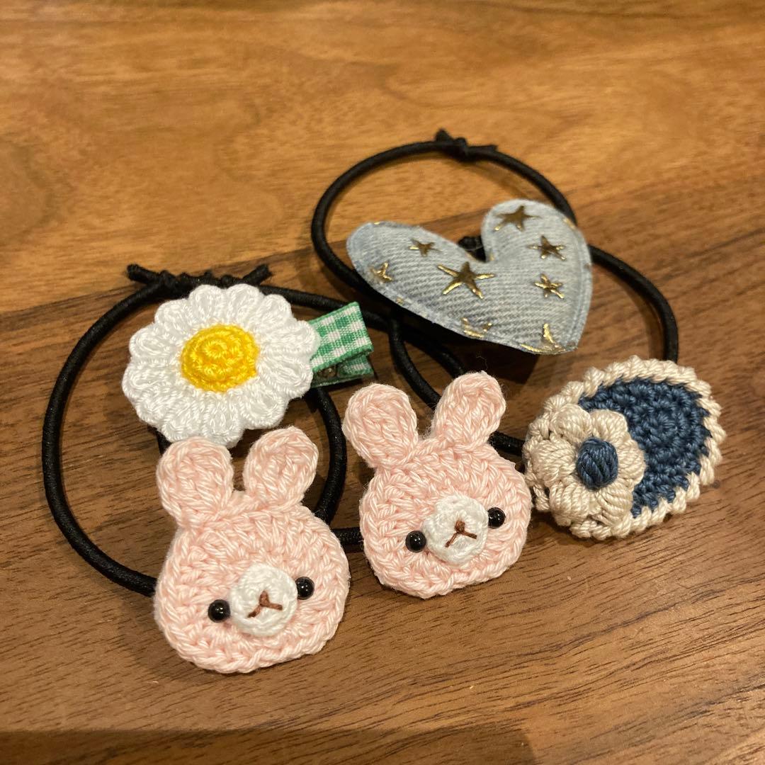ほほえみとかげ様ご確認用☆ハンドメイド　ヘアゴム