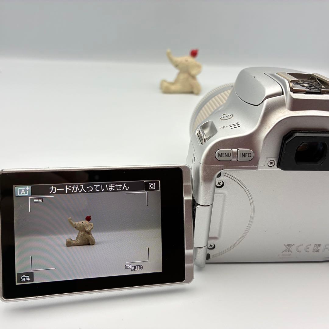 美品★ Canon EOS Kiss X9 希少シルバー レンズキット wifi