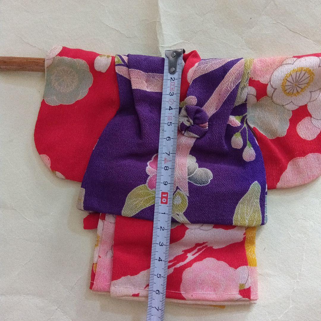 ミニチュア着物ハンドメイド4点セット