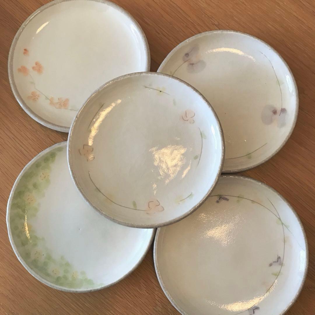 ハンドメイド 食器 まとめ売り プレート 小皿 7点