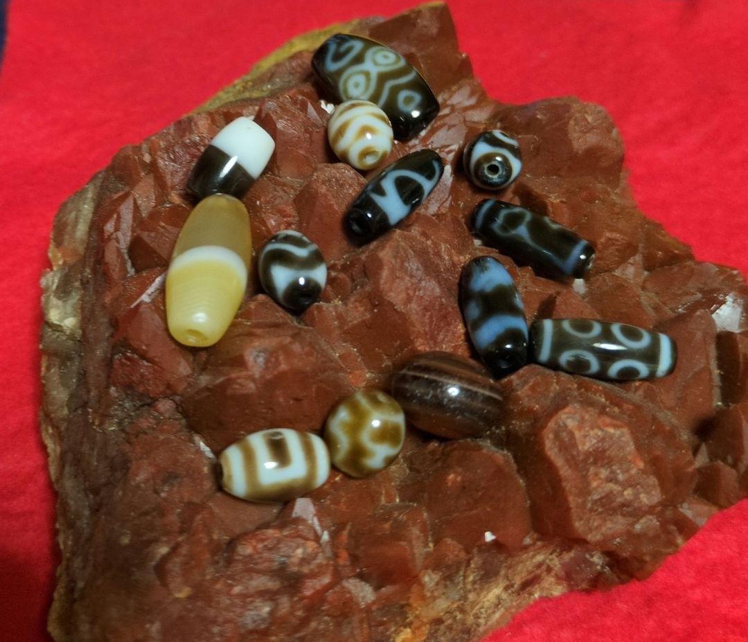 良質な高級稀少品　法相仏眼天珠【グリーンターラ】