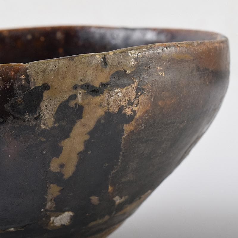 茶道具　瀬戸焼　古瀬戸　天目茶碗　時代箱付　M　R8664