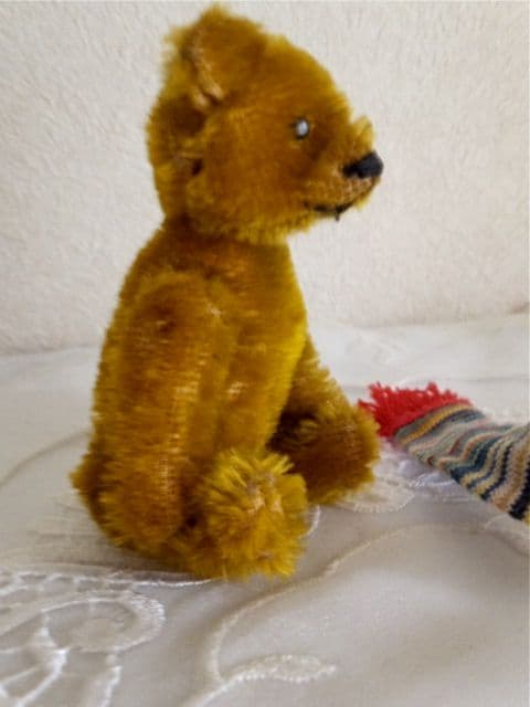 1920年代　シュコー　ピッコロ　レア　小さいクマさん　コンパクト　テディベアー