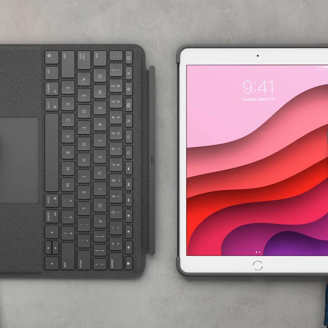 ロジクール純正 iPad トラックパッド付き キーボードケース