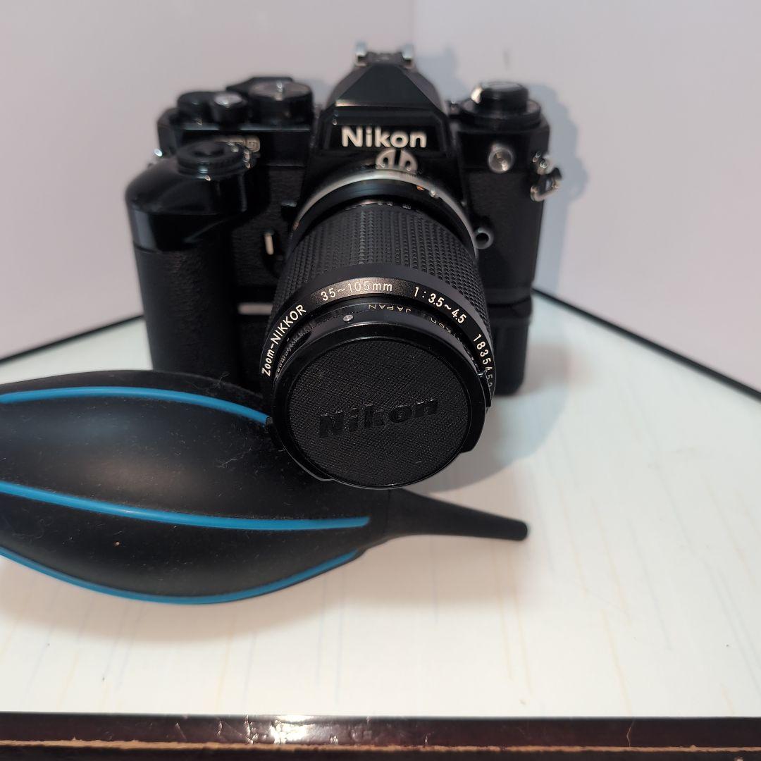 Nikon FE2 一眼レフカメラ Nikkorレンズ付き