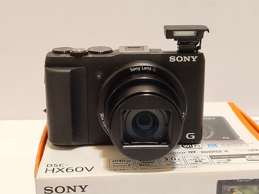 SONYサイバーショット DSC-HX60V　動作確認済み　現状品　液晶汚れあり