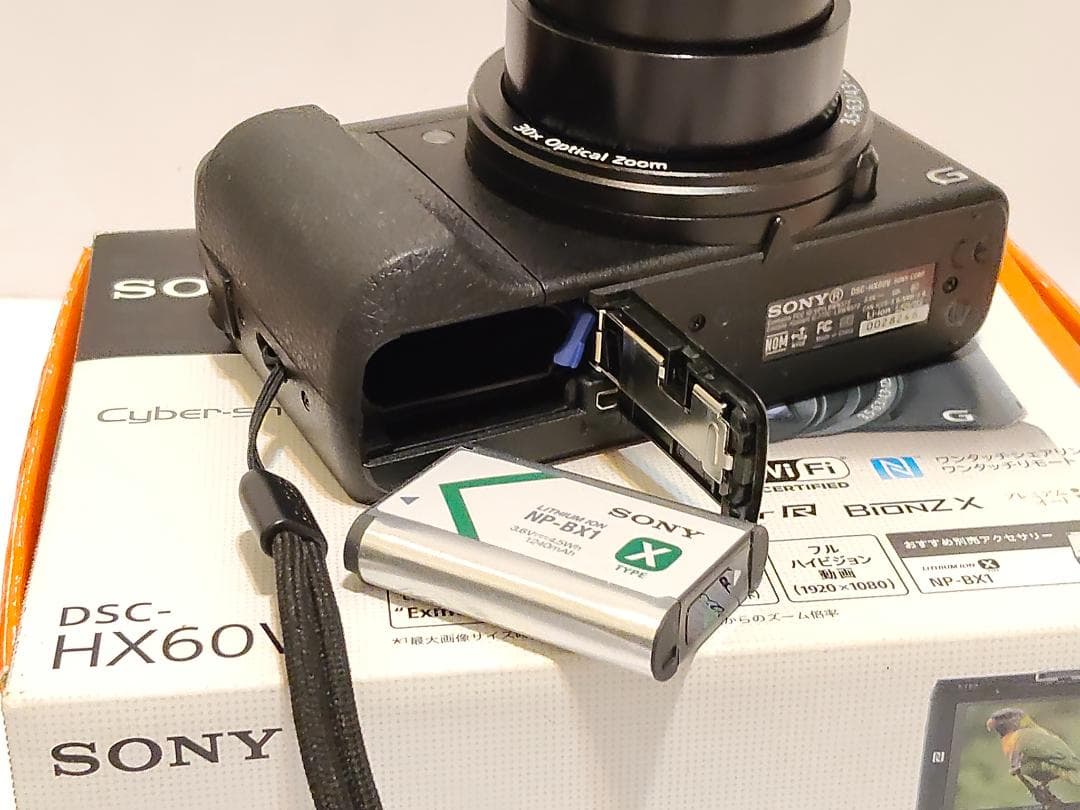 SONYサイバーショット DSC-HX60V　動作確認済み　現状品　液晶汚れあり