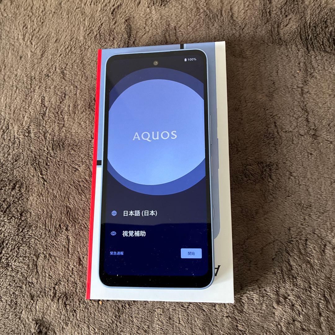 AQUOS wish 5 ライトブルー 本体　A502SH