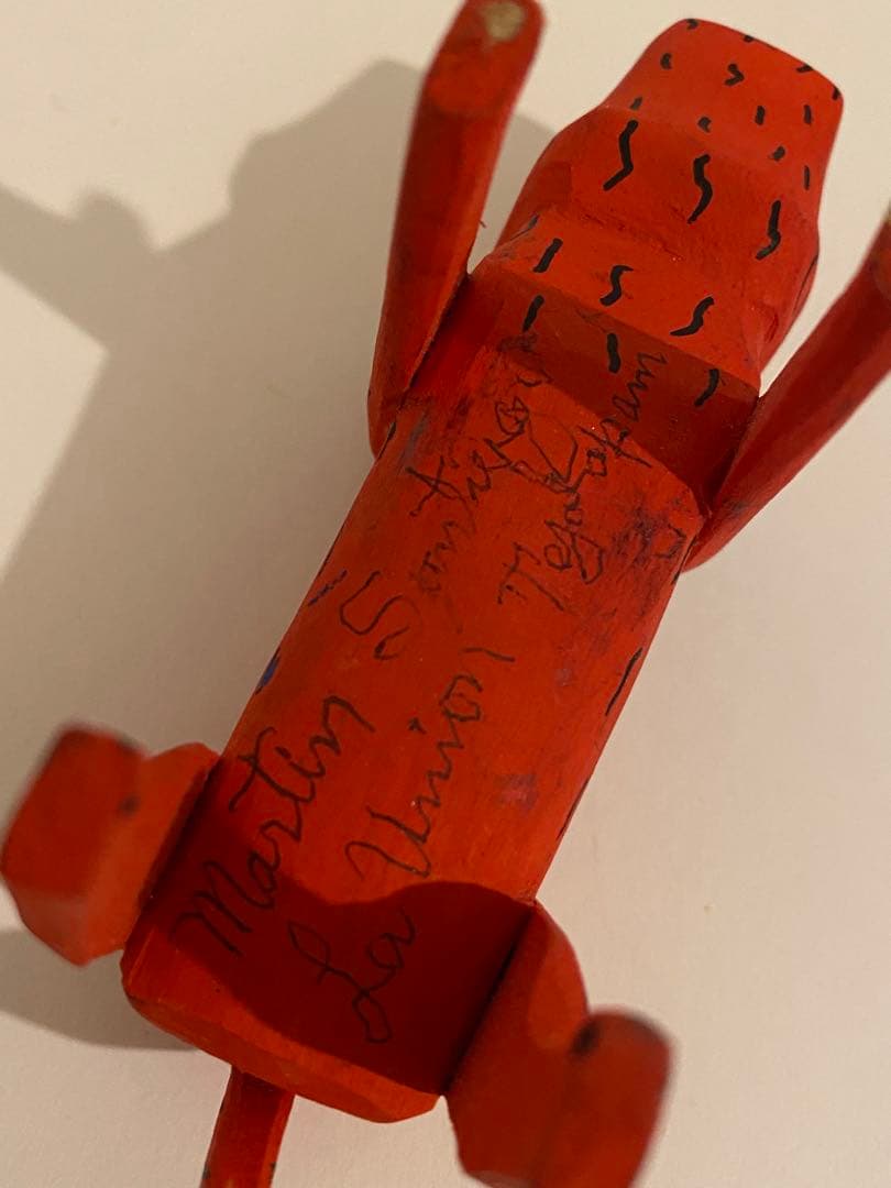 メキシコ工芸品　メキシカンクラフトアート　木彫り人形