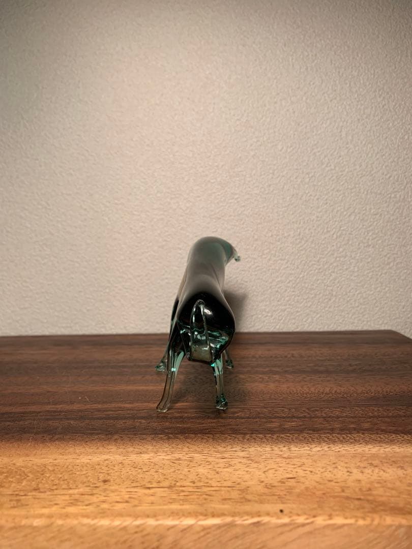 Gordiola社 雄牛 オブジェ 吹きガラス スペイン製 60s 70s