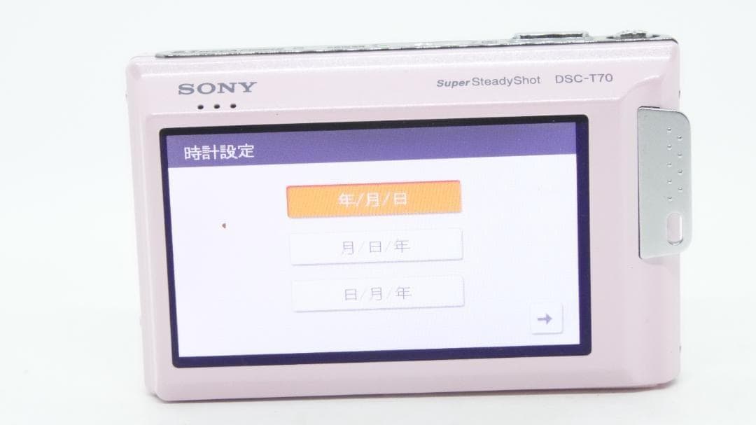 【B2050】 SONY Cyber-shot DSC-T70 ピンク ソニー