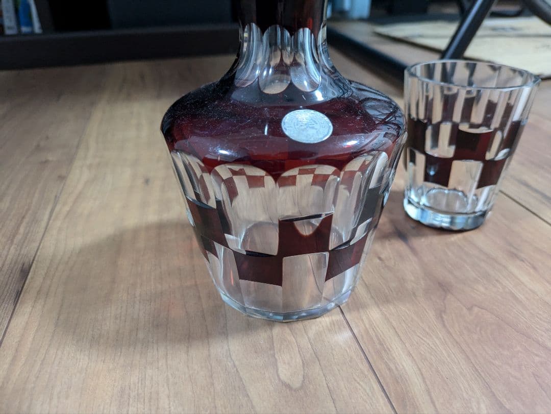 江戸切子 デカンタ & グラス TAKARAYA GLASS アンティーク