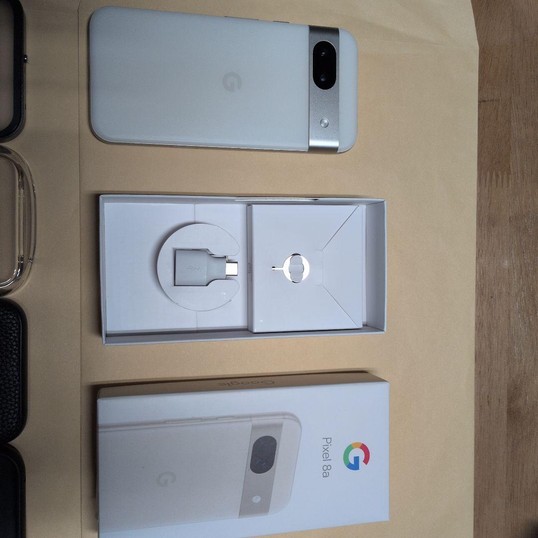 Google Pixel 8a ポーセリン + ケースセット