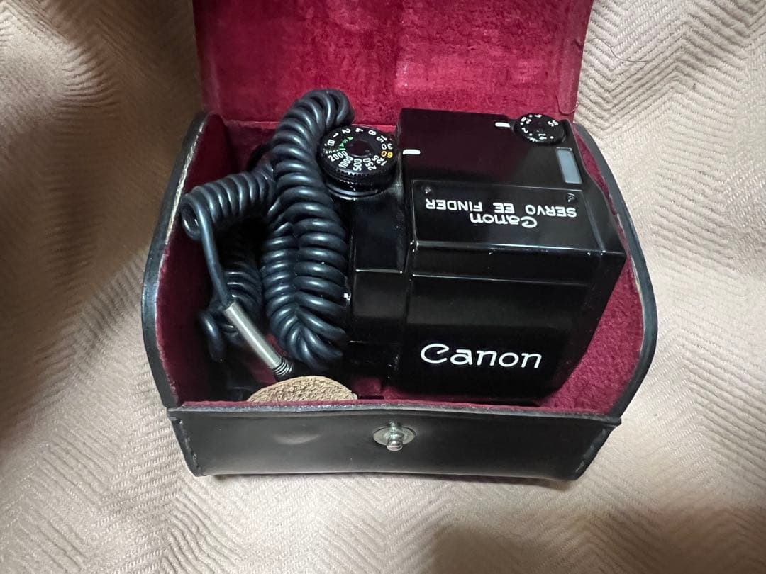 Canon 旧F-1 用 サーボ EE ファインダー 「連動アーム」付属