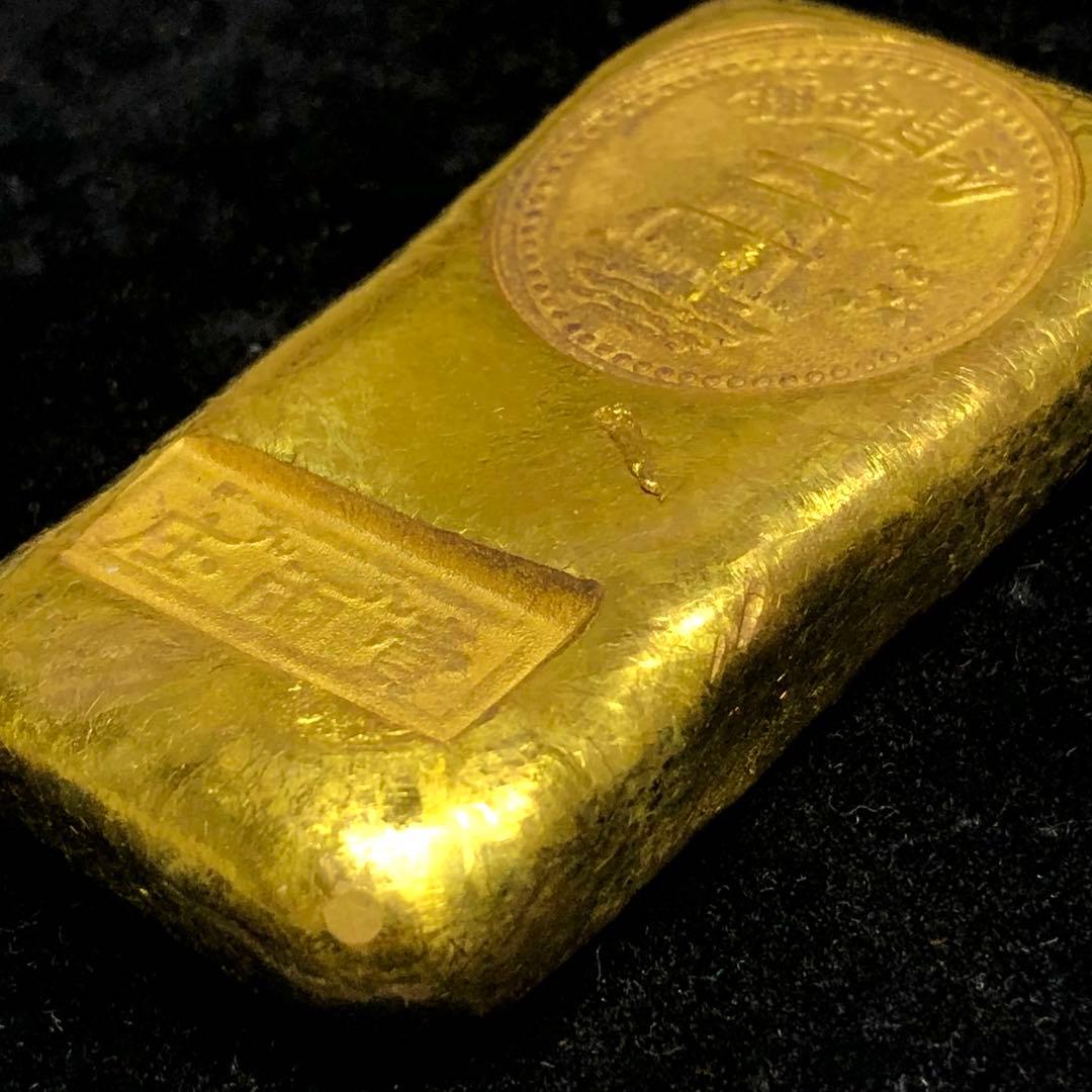 利昌金舖 開運　金塊 九九 壹兩莊 縁起物　飾り