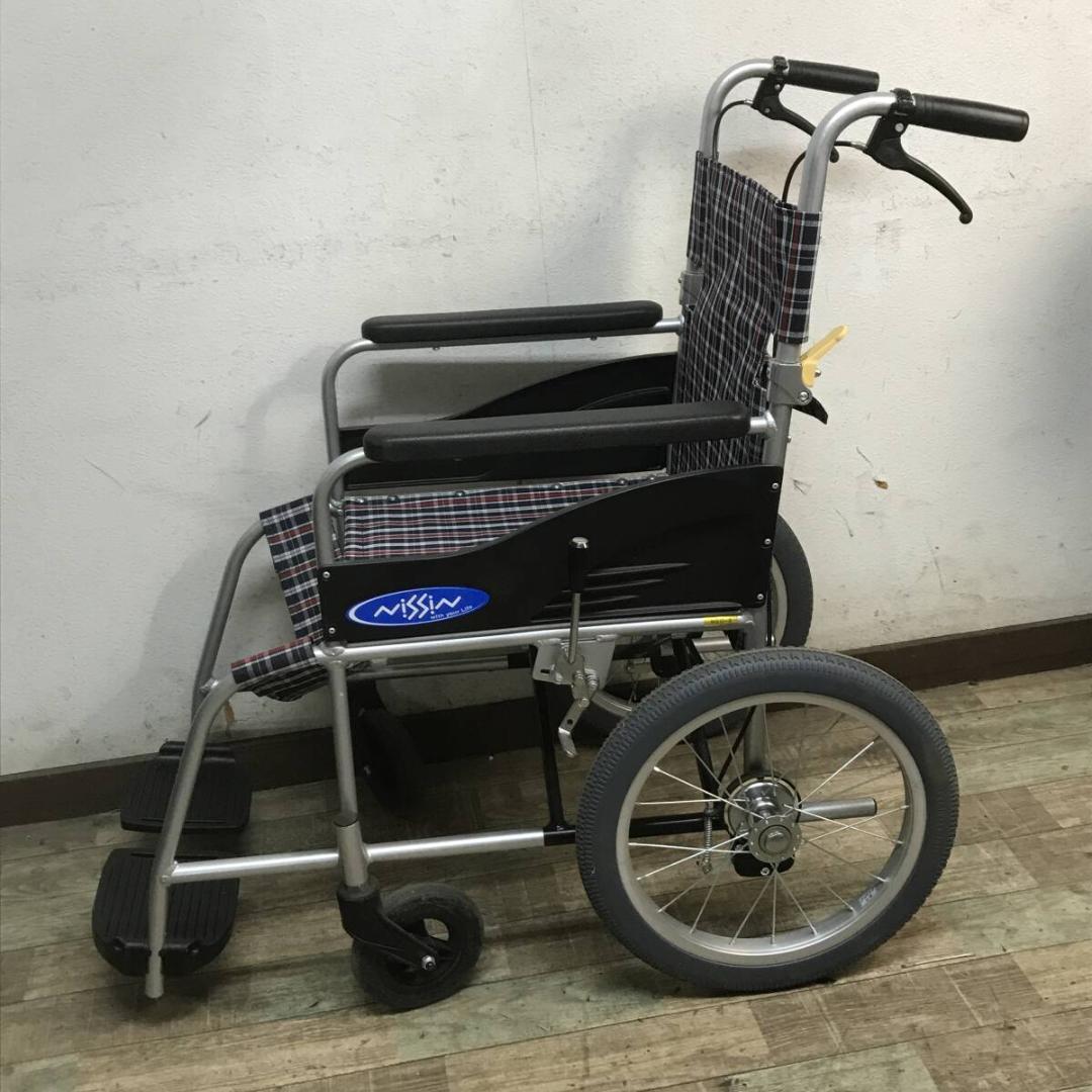 NISSIN NEO - 2 介助式 折りたたみ 車椅子 介護用品 軽量