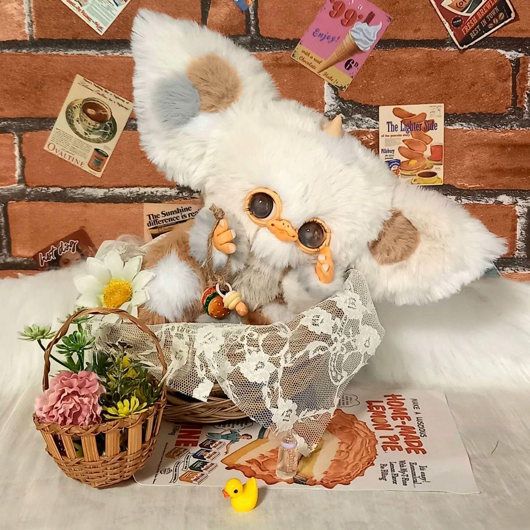 ハンドメイド・Big可動ベビちゃんのお人形・アートドール・ぬいぐるみ