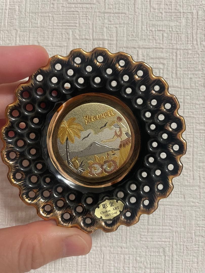 ハワイのヴィンテージショップから来ました♡CHOIN ART 24KT GOLD