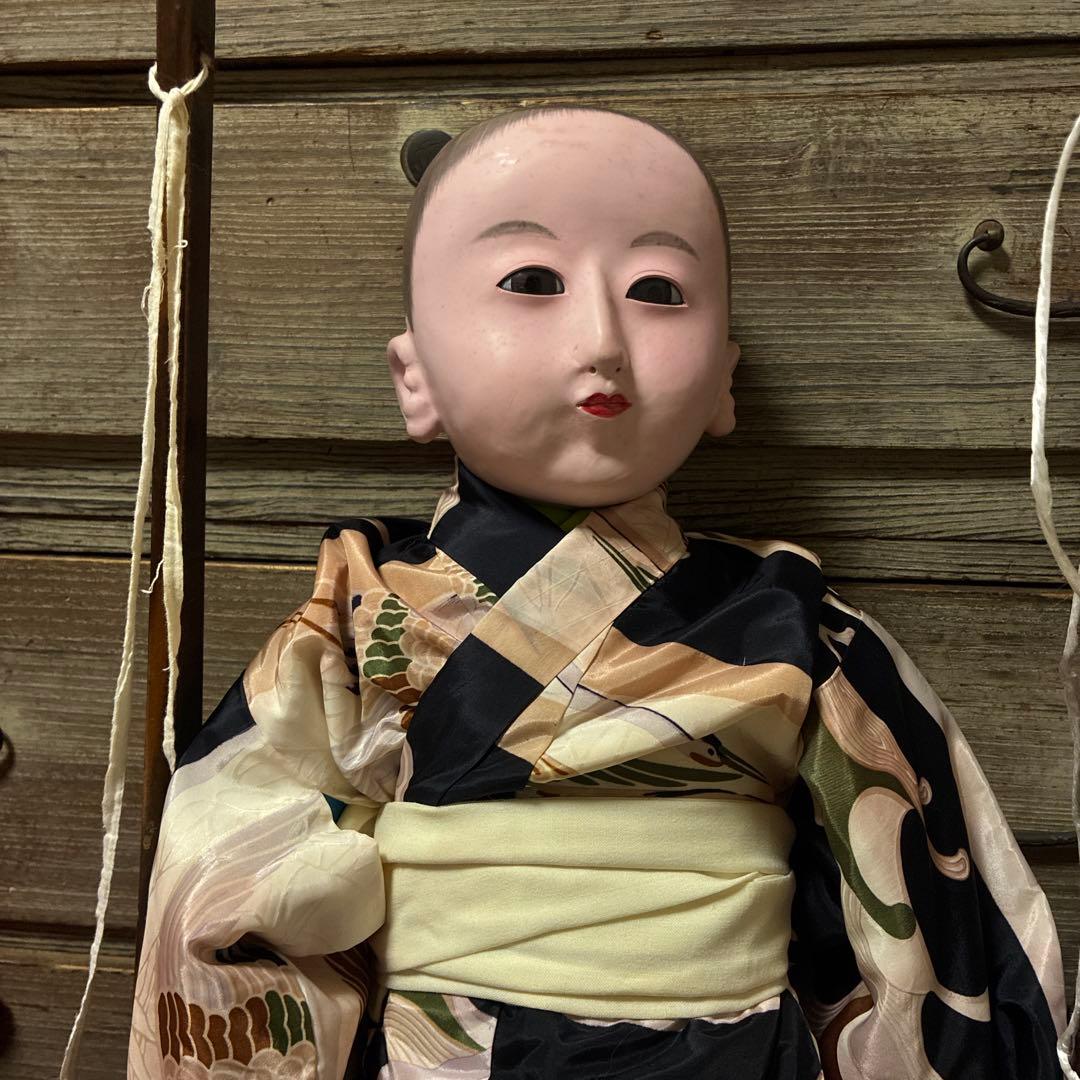 お値下げ！市松人形 大きな男の子　銘あり　真光齋
