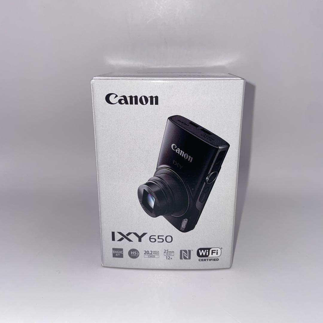 【極美品】Canon IXY 650 コンデジ ブラック Wi-Fi対応モデル