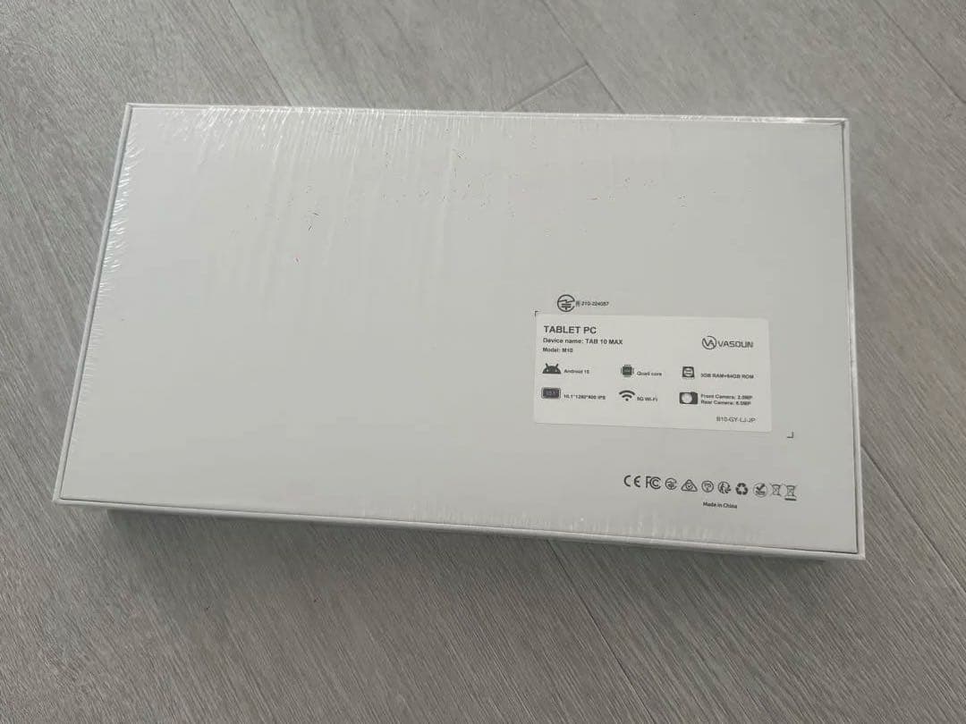 VASOUN Android 15 タブレット 10.1インチ M10-②