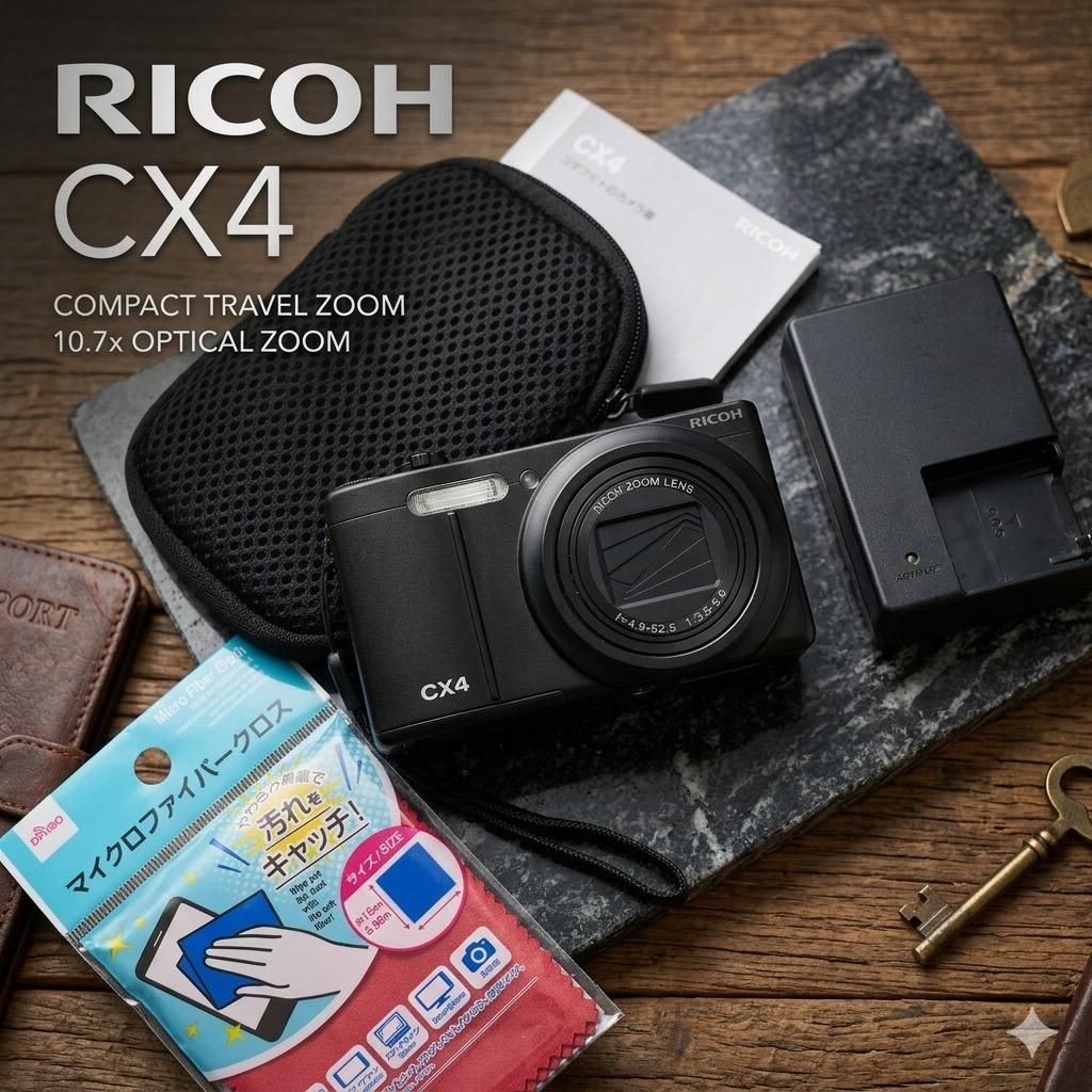 【美品】RICOH CX4 コンパクトデジタルカメラ 動作確認済 付属品あり