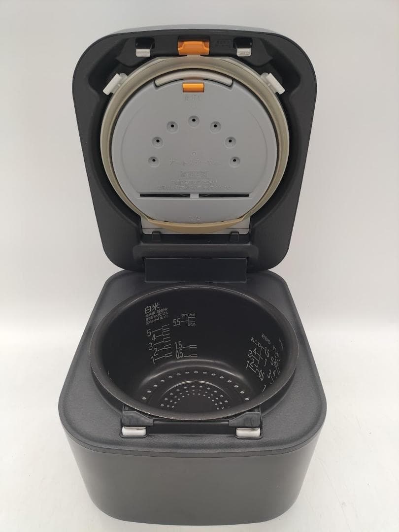 日立 炊飯器 5.5合 圧力&スチームIH 蒸気カット RZ-W100EM K