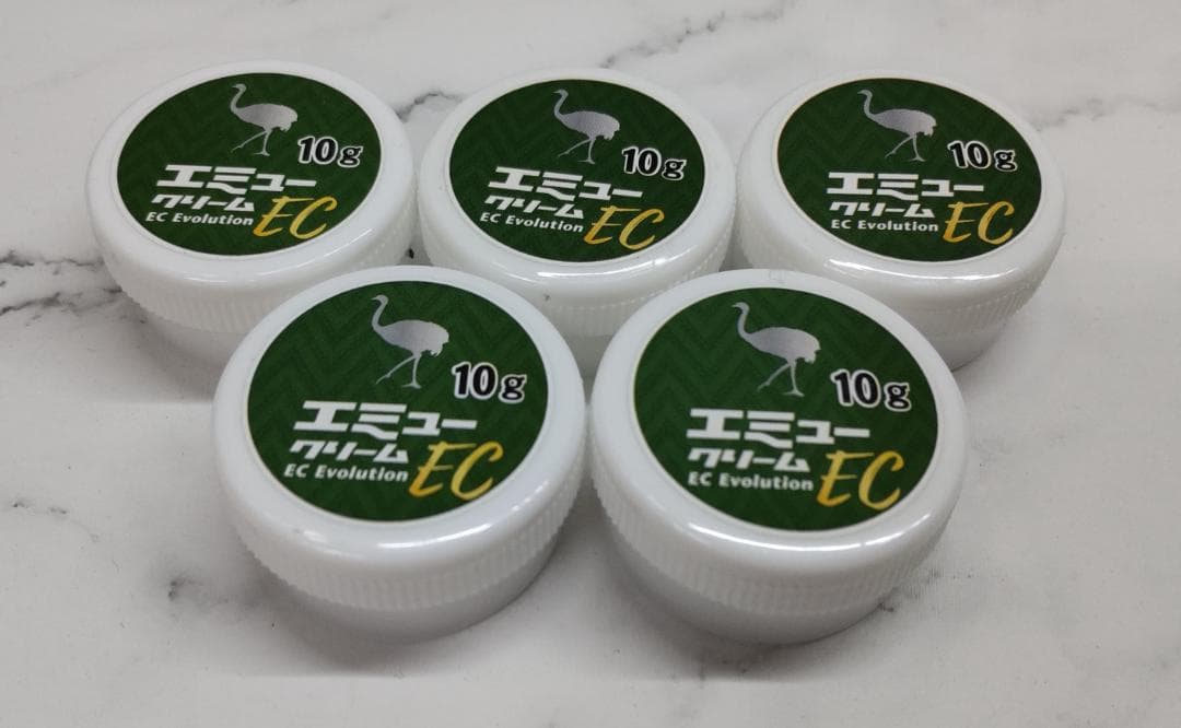【お徳用】おまけ付き　エミュークリームEC１５０g×５個セット