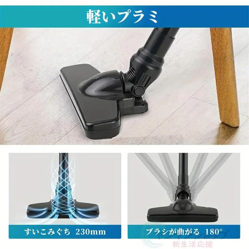 New最強ポータブルコードレス掃除機 マキタ互換400W 充電掃除機