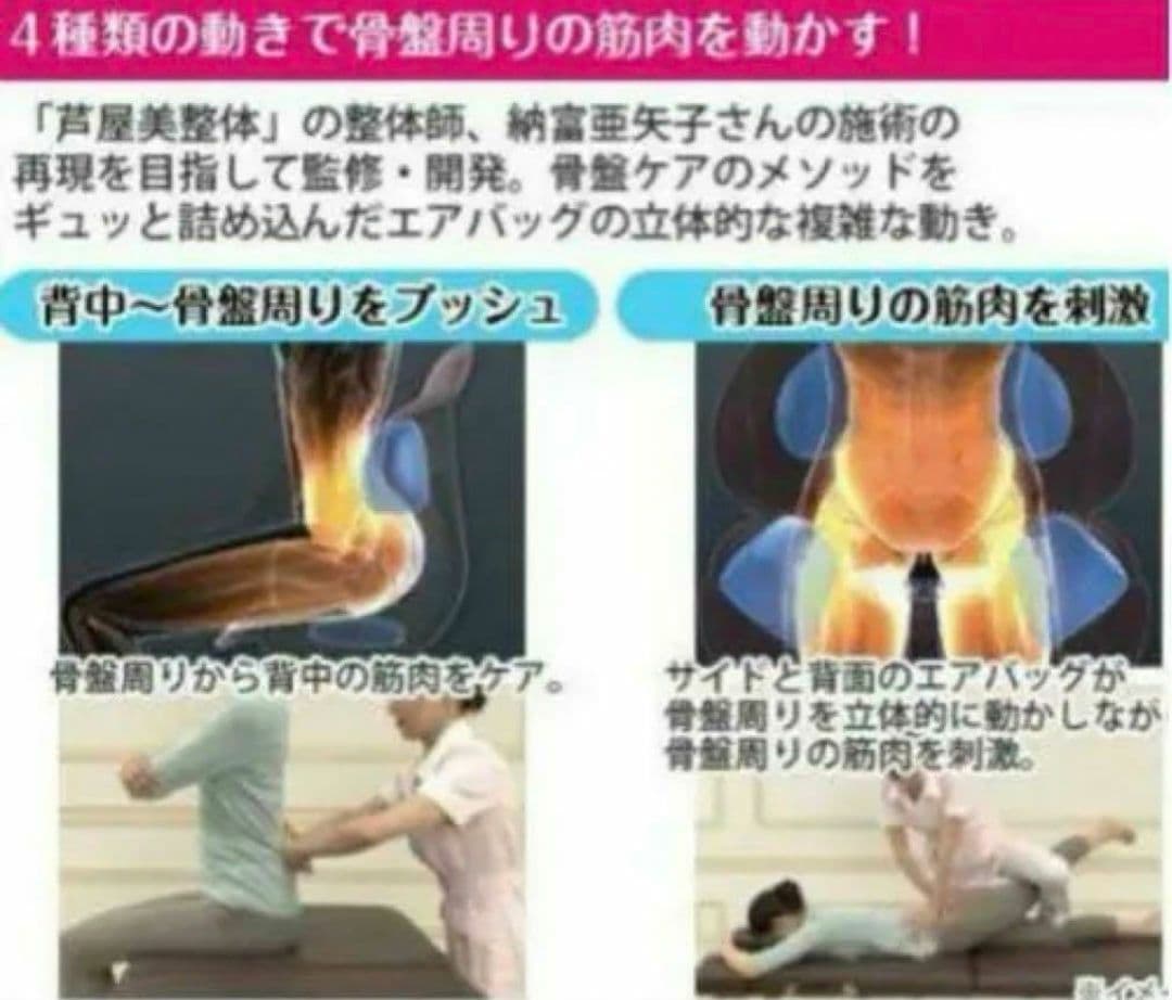 芦屋美整体 骨盤スリムスタイリーエアー /ブラウン 美品