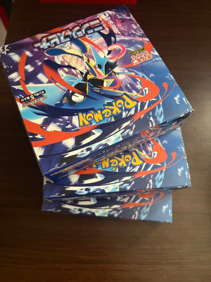 ポケモンカード ニンジャスピナー　3ボックスシュリンクなし