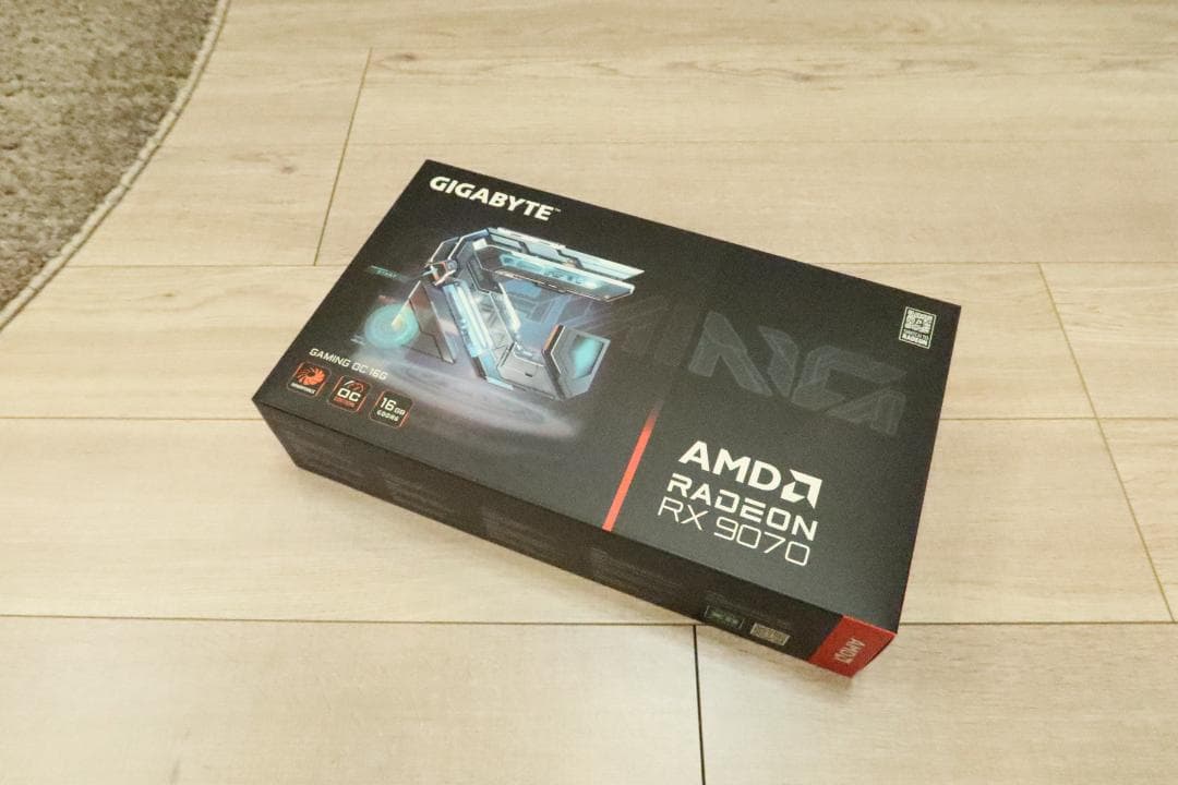 ギガバイト Radeon RX9070 GAMING OC 16G レシート付き