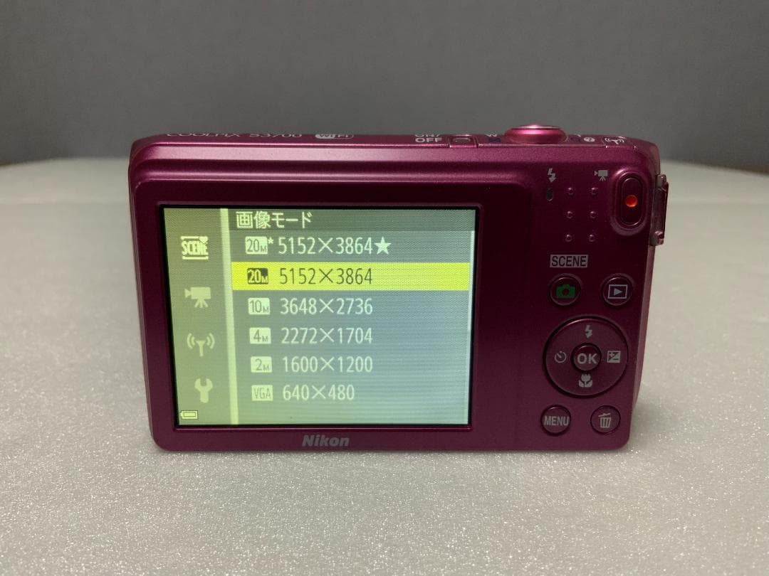 Nikon COOLPIX S3700 ピンク