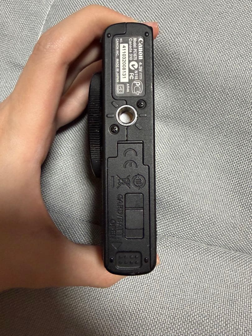 Canon PowerShot S100 ブラック【動作未確認・ジャンク扱い】
