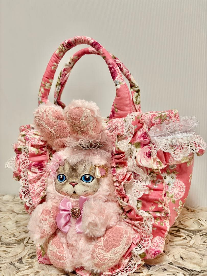 コヤンイサムチョン　フリルふりふり コロンバッグ，ピンクルミちゃん
