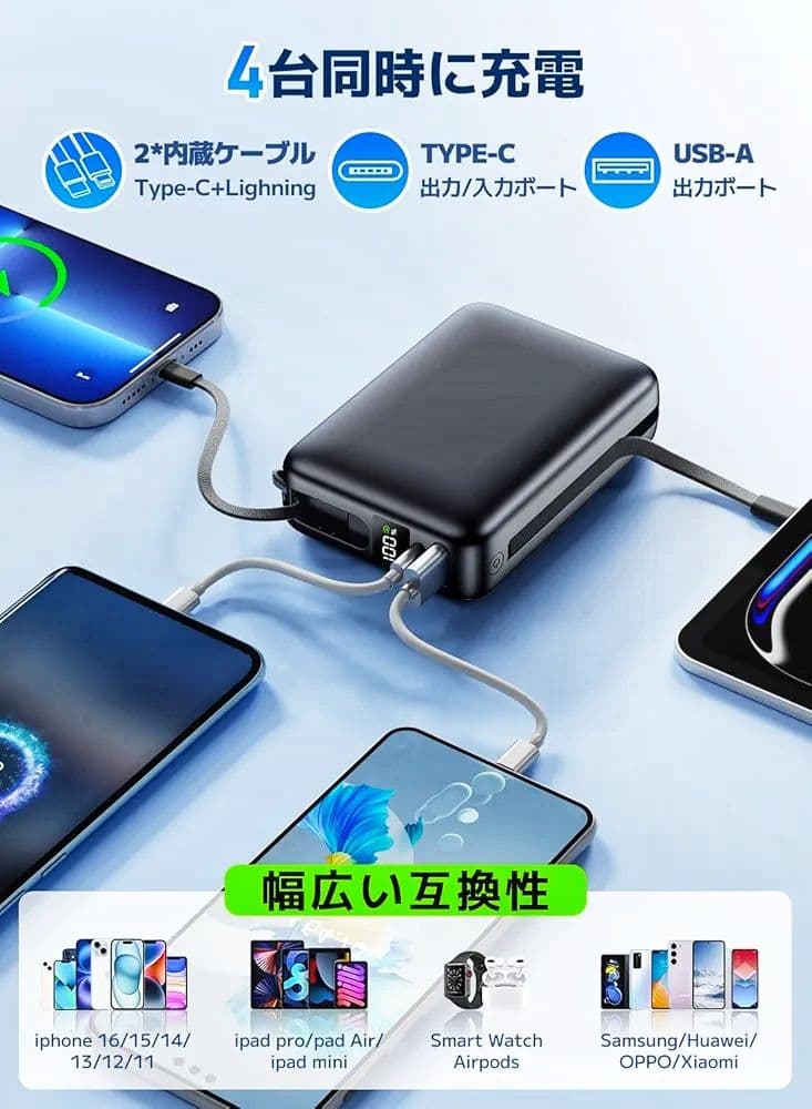 PSE取得 ワークマン ペルチェベスト 動作確認済 50000mAh バッテリー